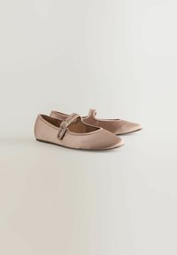 REGULAR FIT - FOREVER COMFORT ROUND TOE BUCKLE DETAIL MARY JANE - Ballerinaskor med remmar - mottled pink