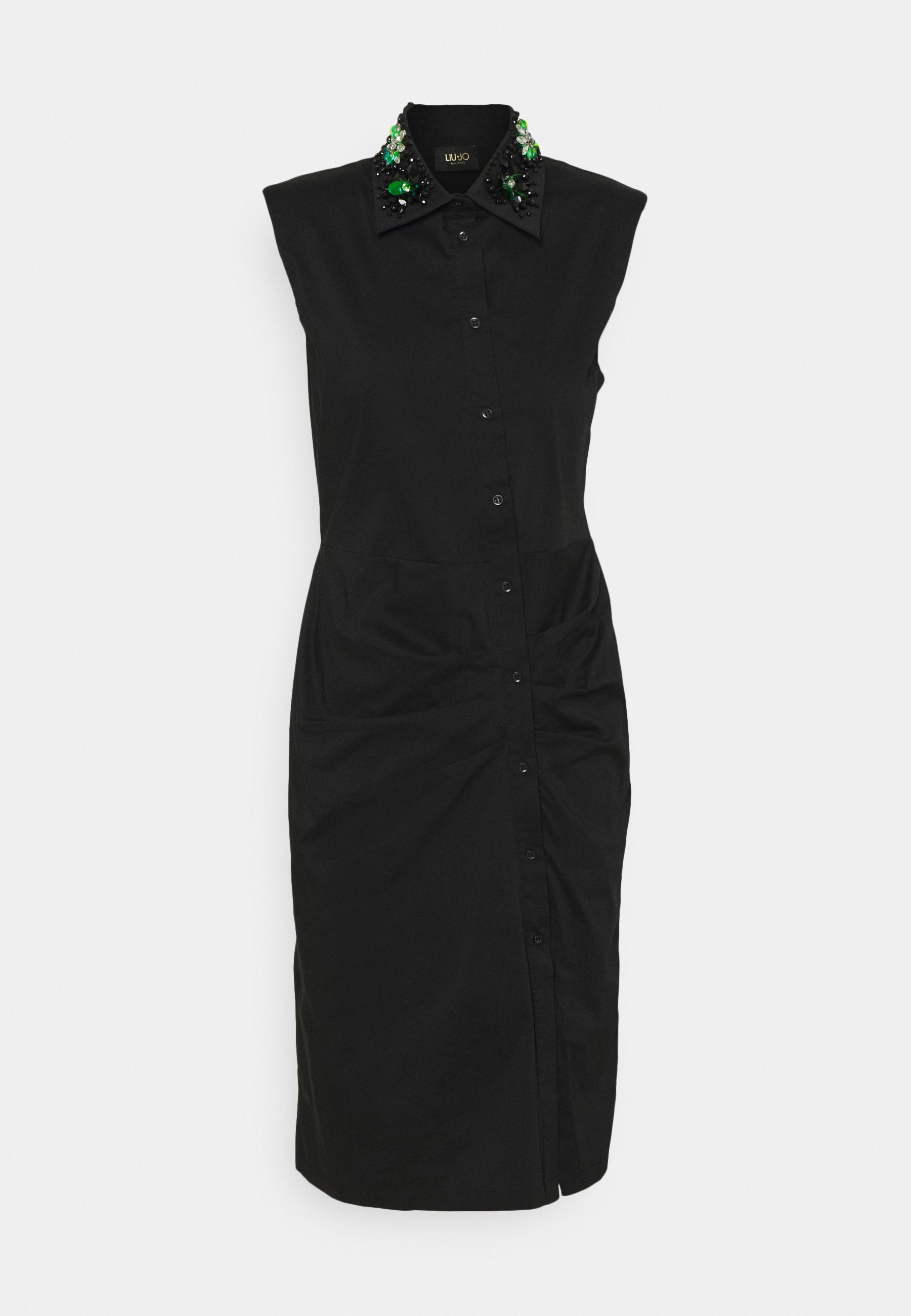 LIU JO ABITO RICAMO - Abito a camicia - nero - Zalando.it