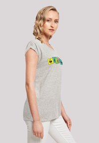 F4NT4STIC EXTENDED SHOULDER  'BIG BANG THEORY BAZINGA ELEMENTS' - Triko s potiskem - heather grey