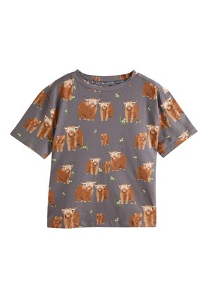 Next SHORT SLEEVE - REGULAR FIT  SET - Pyjama - charcoal grey