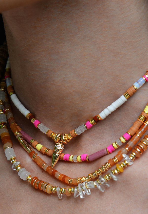 TRION - Halskette - camel