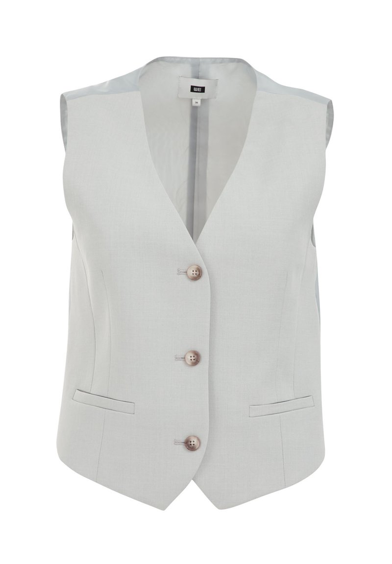 WE Fashion Bodywarmer lichtgrijs WE Fashion Bodywarmer lichtgrijs