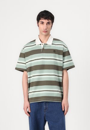 Timberland STRIPED RUGBY  - Polo - green bay