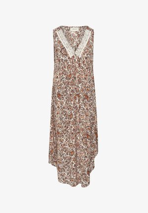 Cream, CRTIAH DRESS - Robe de jour - orange saraza flower