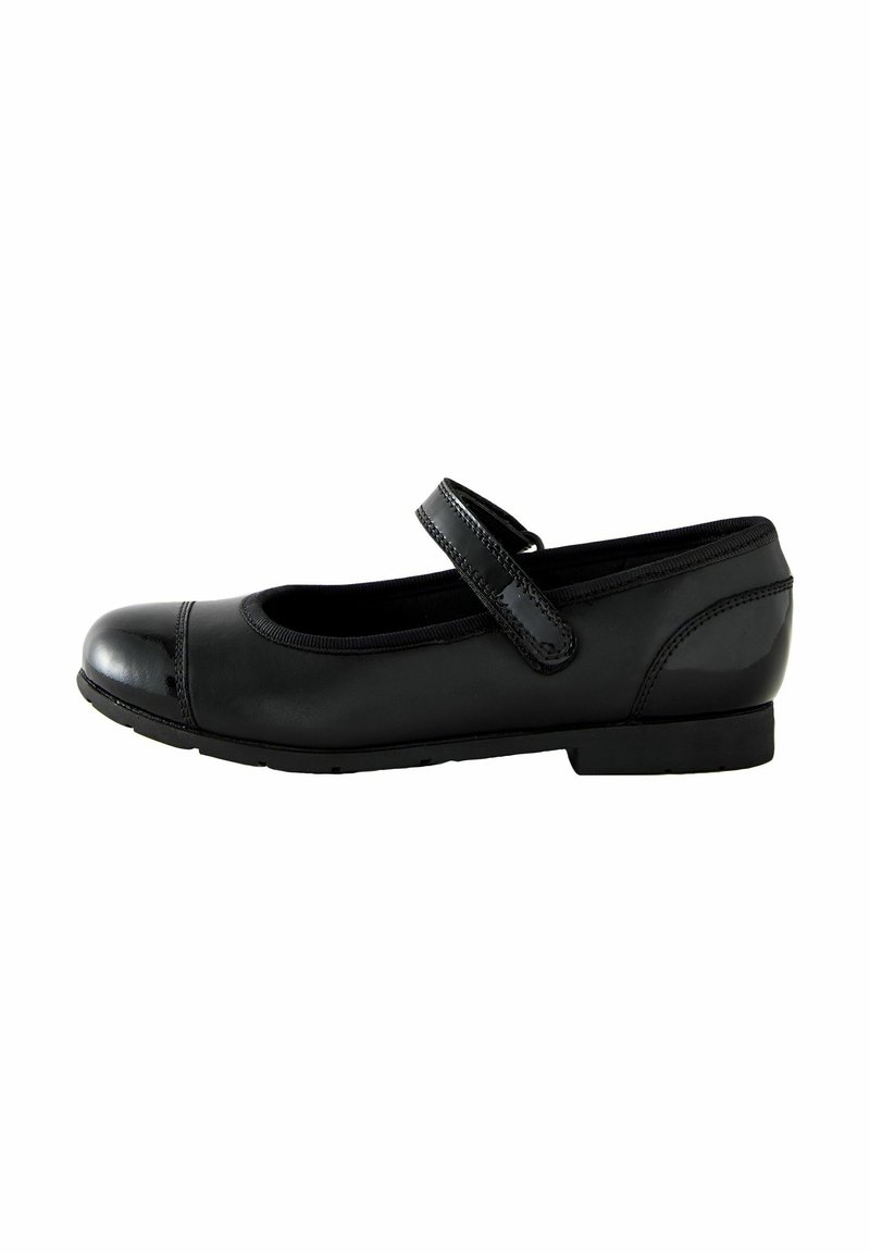 Next - REGULAR FIT - SCHOOL - Balerini cu barete - matte black, Extindeți