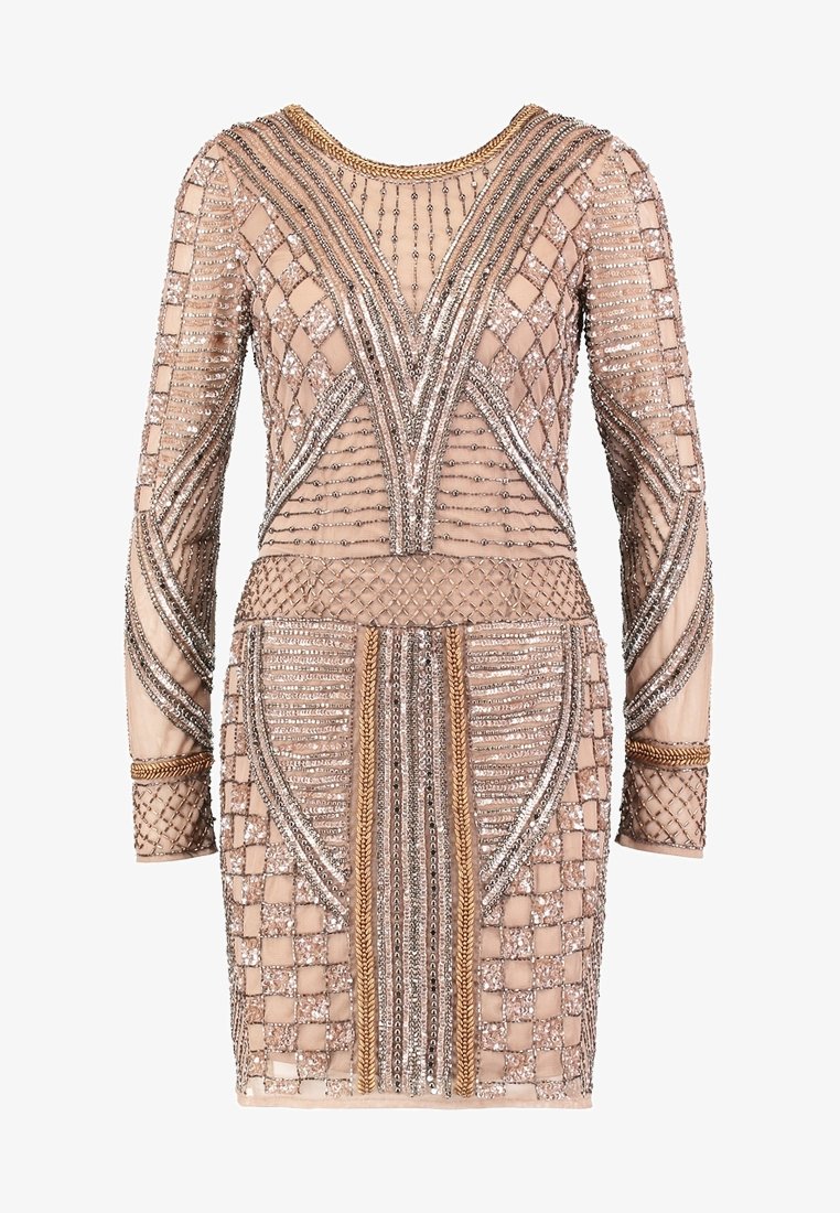 Lace & Beads Cocktail dress / Party dress - brown - (Pre-owned) - Zalando.ie Lace & Beads Cocktail dress / Party dress - brown - (Pre-owned) - Zalando.ie