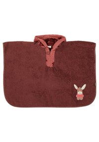 Sterntaler PONCHO EMMILY - Dressing gown - dunkelrot