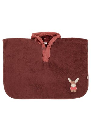 Sterntaler PONCHO EMMILY - Dressing gown - dunkelrot