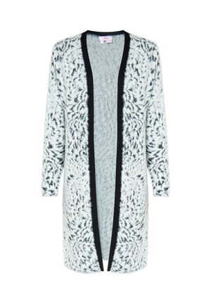 Strickjacke - weiss/schwarz