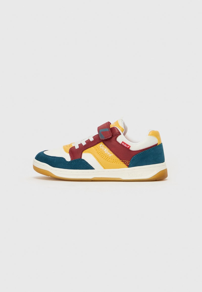 Kickers KICKARTING UNISEX - Tenisice - blanc/bordeaux/bleu