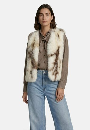 zero, Vest - cream brown