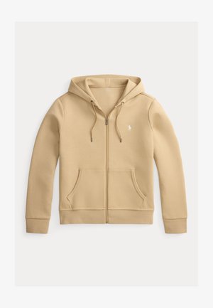 Polo Ralph Lauren, DOUBLE KNIT FULL ZIP HOODIE - Sweatjacke - vintage khaki
