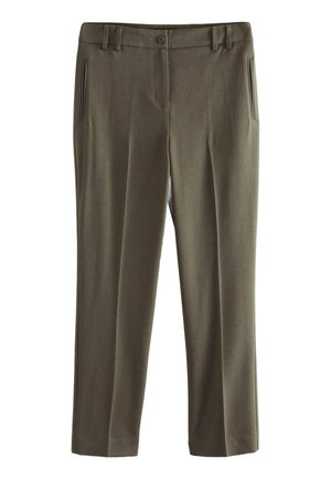 REGULAR FIT TAILORED STRAIGHT - Stoffhose - khaki green