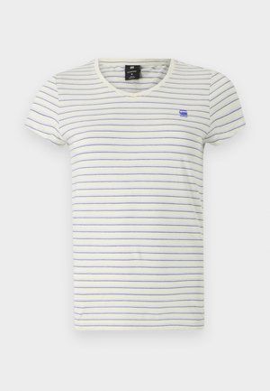 G-STAR STRIPE EYBEN SLIM - Print T-shirt - plein air highlight
