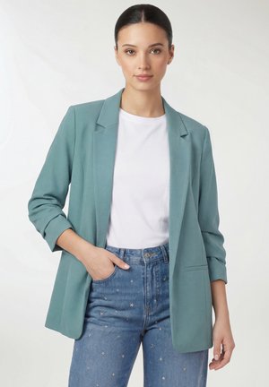 APERTA CON REVER - Cappotto corto - verde acqua