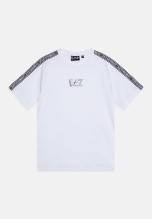 EA7 Emporio Armani KIDS TEE STYLE UNISEX - Print T-shirt - white