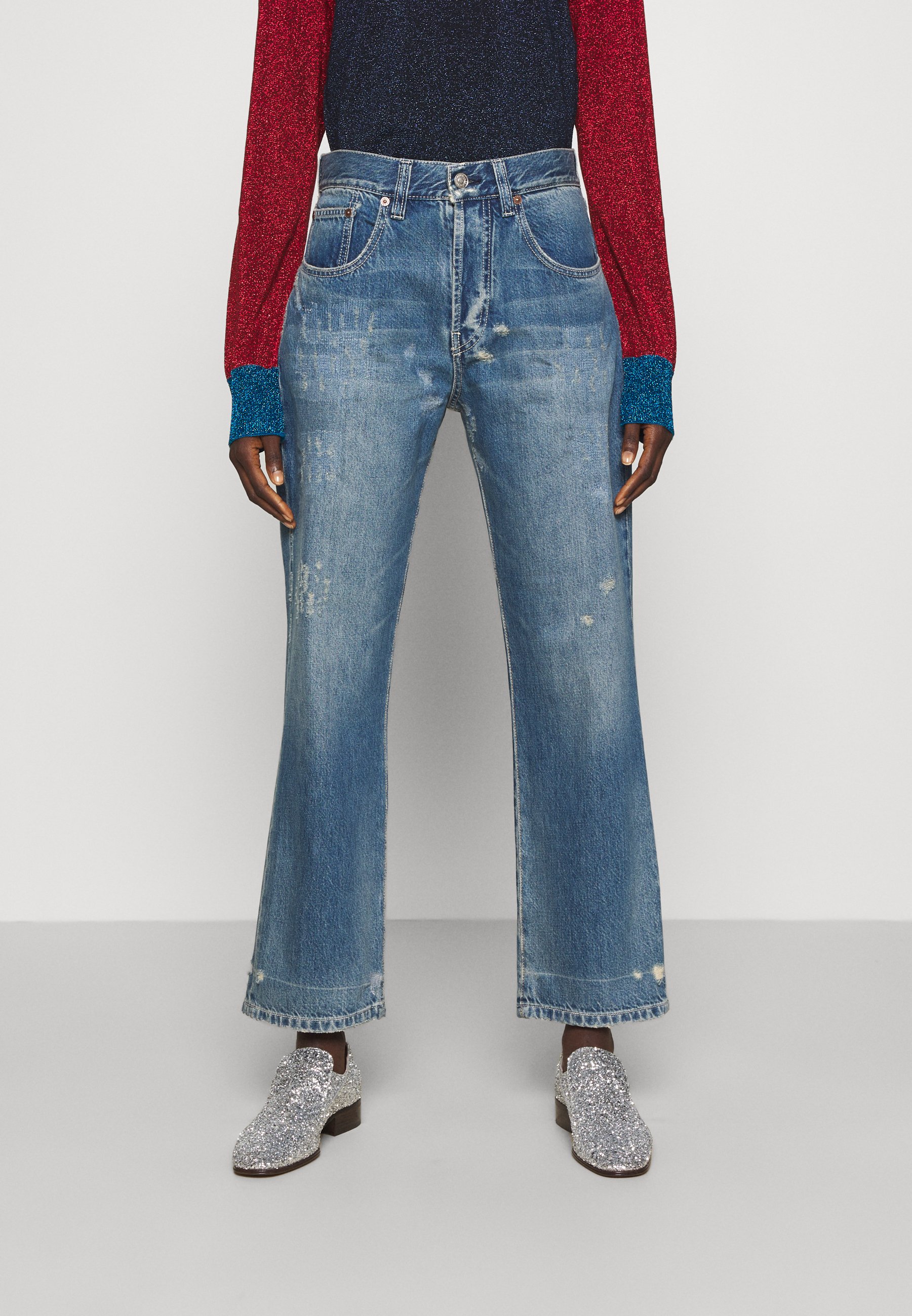 Victoria Beckham VICTORIA - Straight leg jeans - vintage wash  light/light-blue denim - Zalando.co.uk
