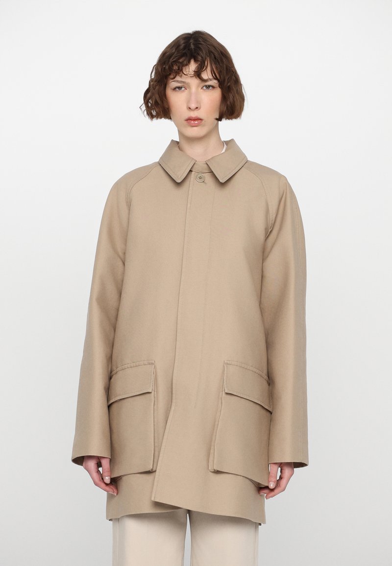 Filippa K PATCH POCKET JACKET - Cappotto corto - khaki beig