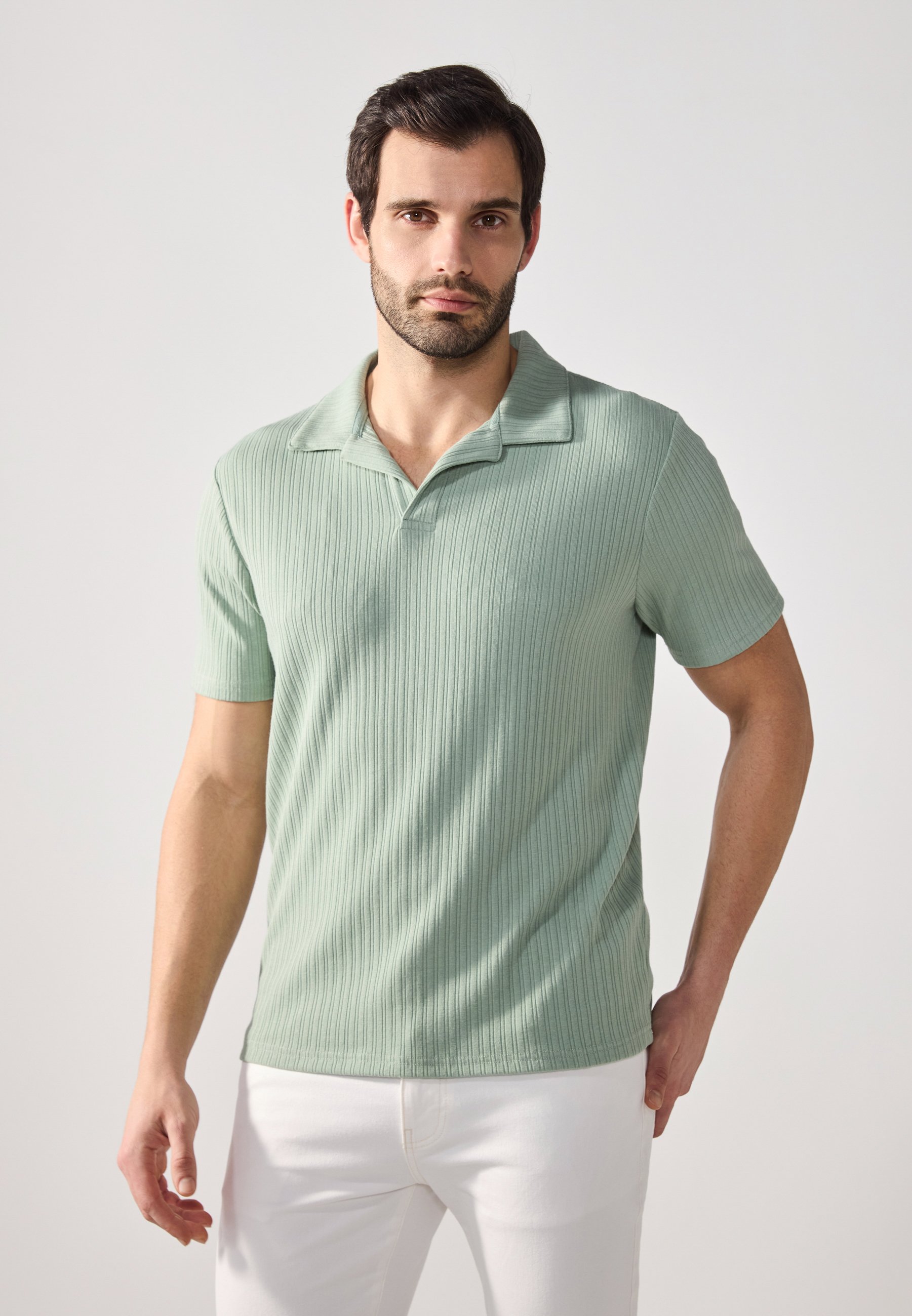 Pier One Polo shirt - iceberg green/light green - Zalando.co.uk