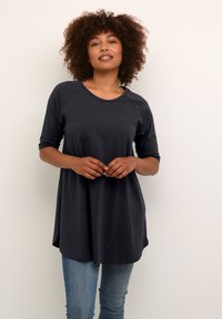 Kaffe BPJANE 1/2 SLEEVE - Pamata T-krekls - midnight marine
