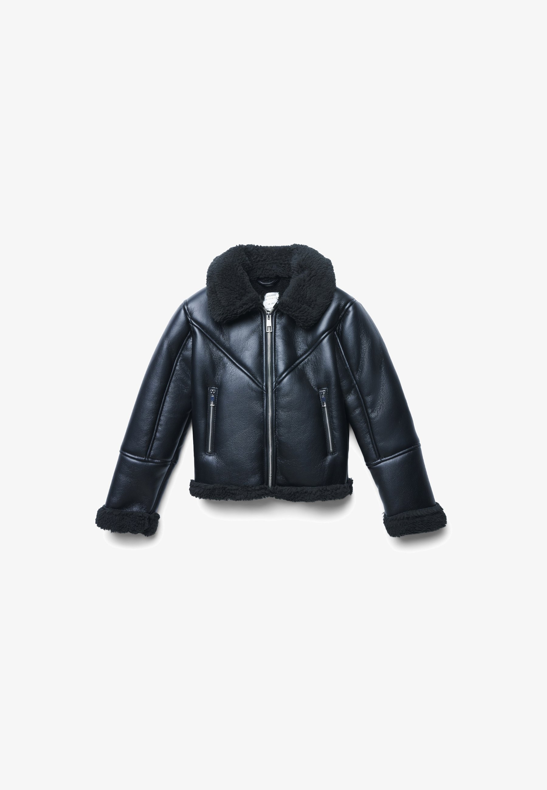 Calliope Kunstlederjacke nero ultrablack/schwarz