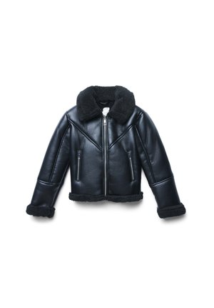 Veste en similicuir - nero ultrablack