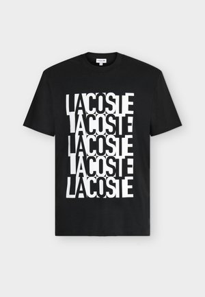 Lacoste, T-shirt imprimé - black