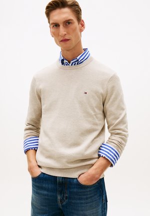 ESSENTIAL CREW NECK - Jersey de punto - sandalwood heather