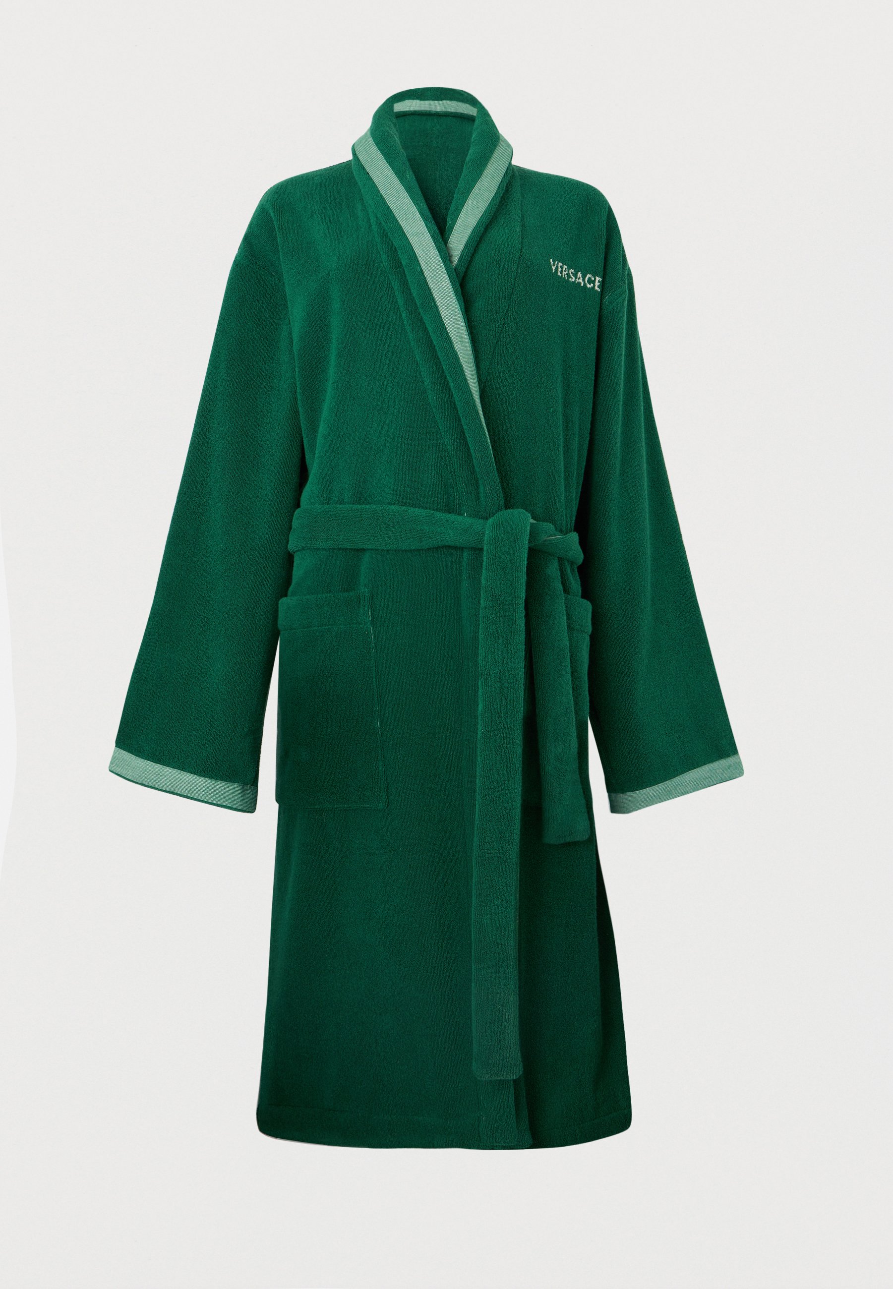 bright green dressing gown Versace BATHROBE MEDUSA - _alt_odilon-nappa-loafers
