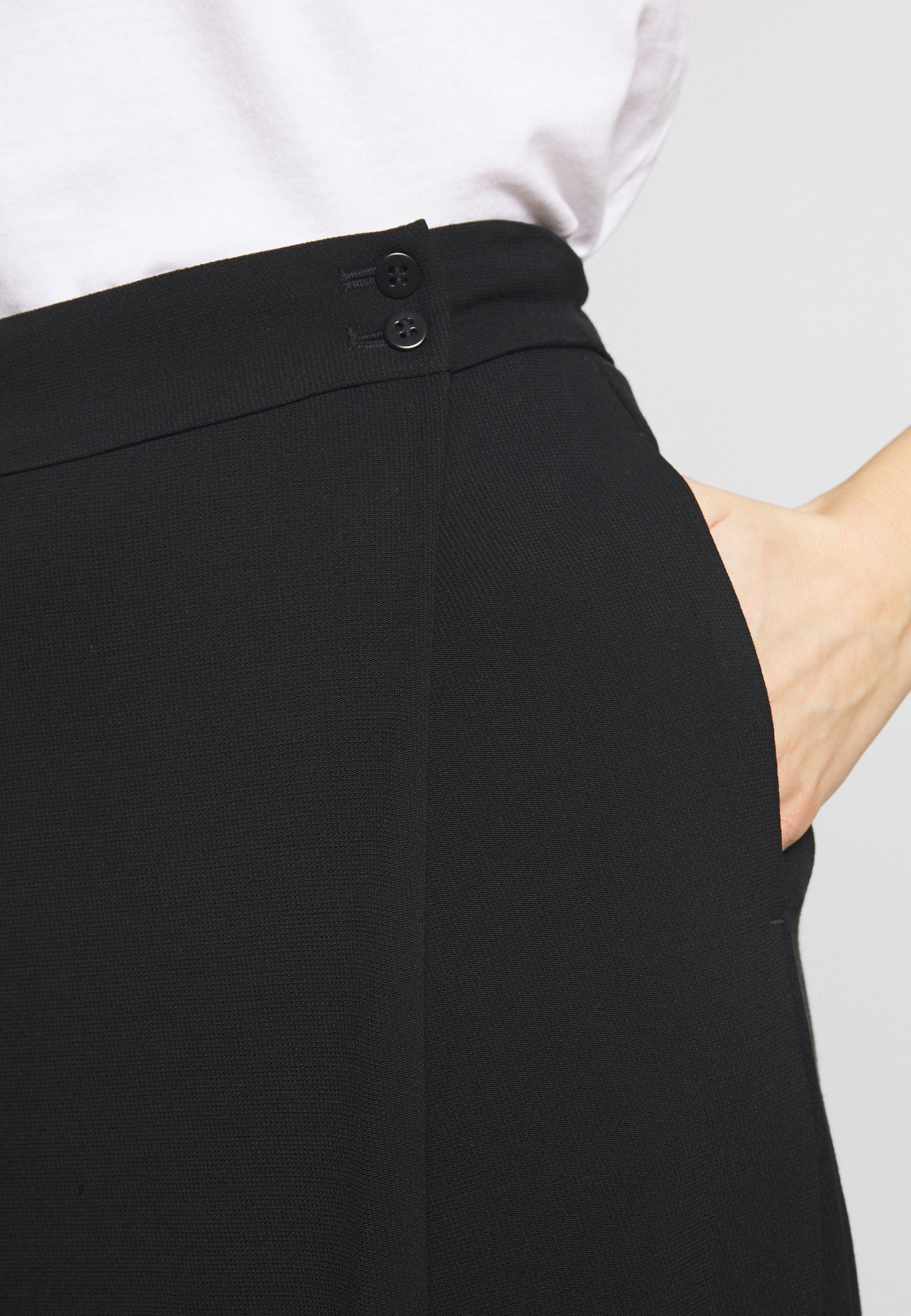 Marc O'Polo PURE PANTS SKIRT Tygbyxor pure black Marc O'Polo Kläder: Köp upp till −51% | Stylight