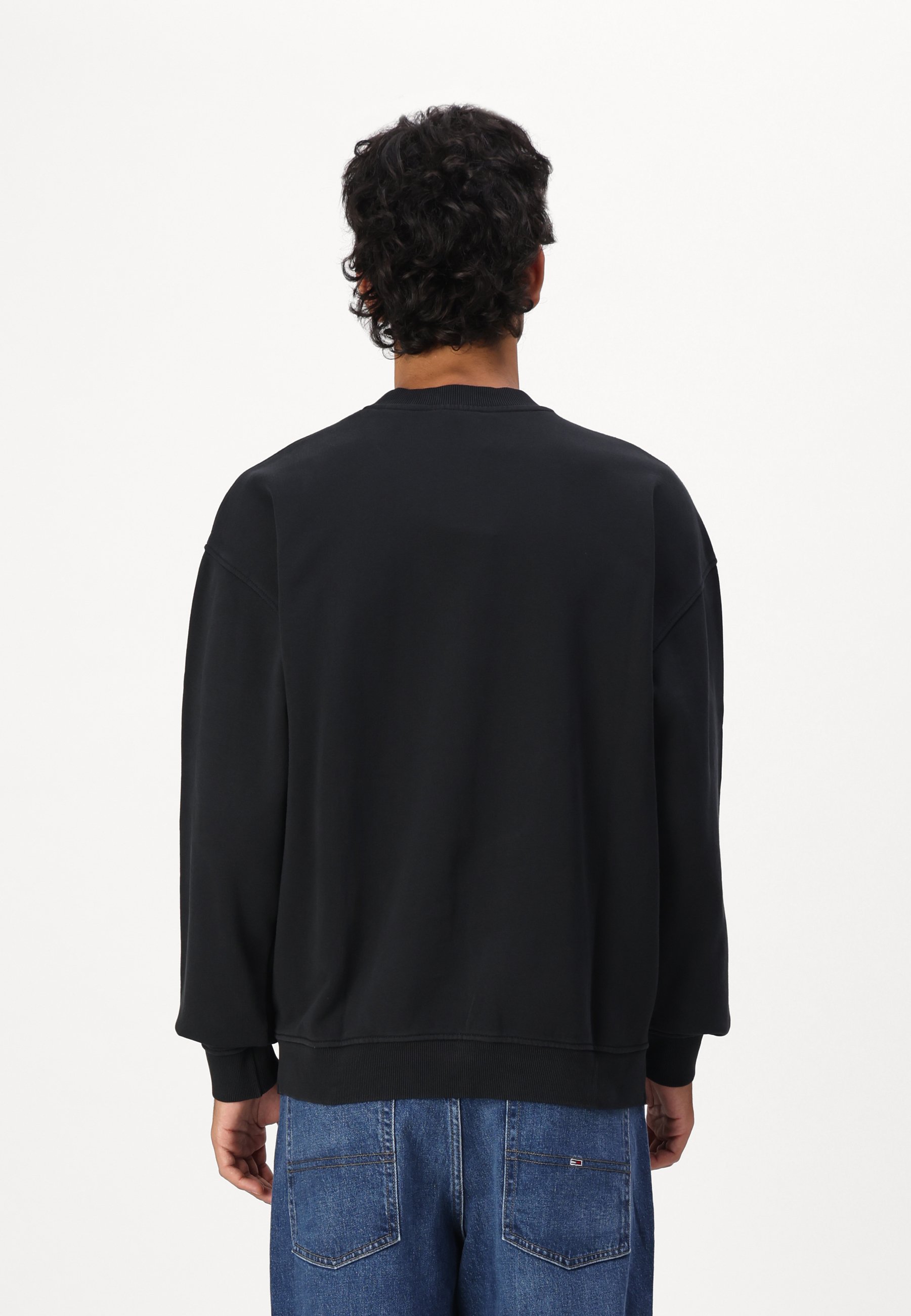 【送料&関税込】Diesel Black Cotton Sweatshirt Diesel Sweatshirt - black/noir - ZALANDO.FR