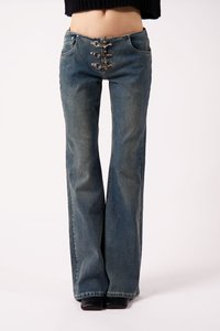 LATCH - Flared Jeans - blue