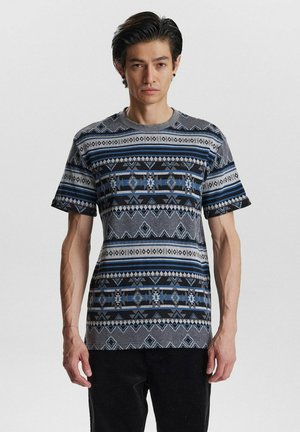 AKKIKKI - T-shirt con stampa - dark grey mel