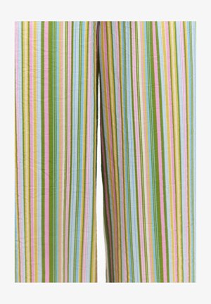 LOAVIES, FOREVER GLOWING - Pantalon classique - green stripes