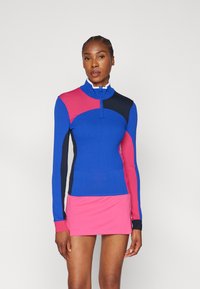 J.LINDEBERG Sports DEBORAH ZIP SWEATER - Stickad tröja - club blue