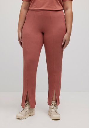 Ulla Popken Pantalon classique - apricot