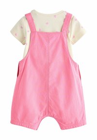 Next SHORT SLEEVE - REGULAR FIT SET - Short en jean - fluorescent pink