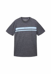 Majica kratkih rukava s printom - sky captain blue non solid