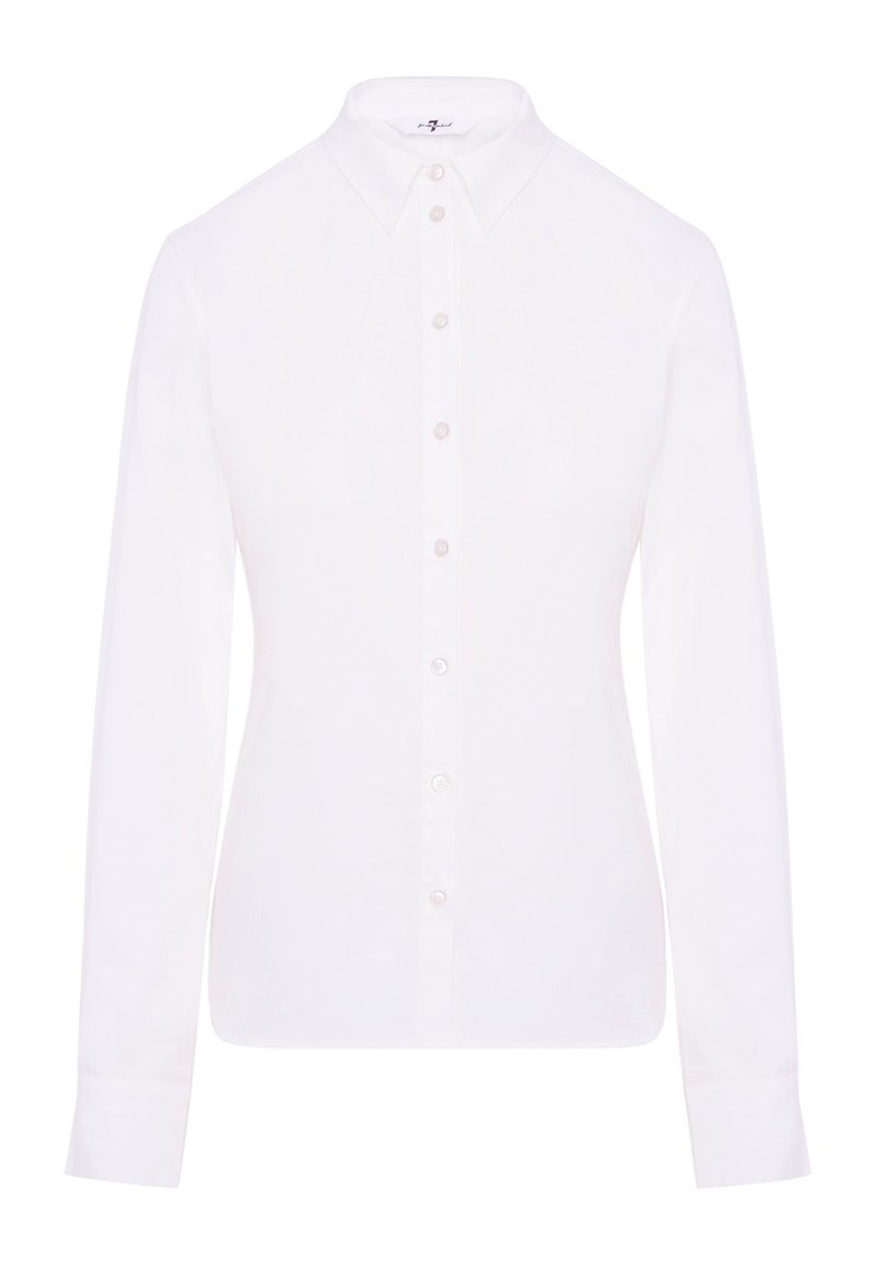 7 For All Mankind Overhemdblouse wit 7 For All Mankind Overhemdblouse wit