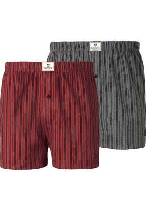 2ER PACK THURE - Boxershorts - rot grau