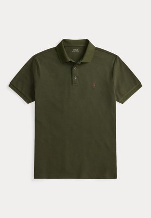 Polo Ralph Lauren, CUSTOM SLIM FIT STRETCH MESH POLO SHIRT - Πόλο - company olive/smoke