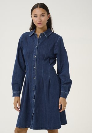 LEA - Denimkjoler - dark blue denim