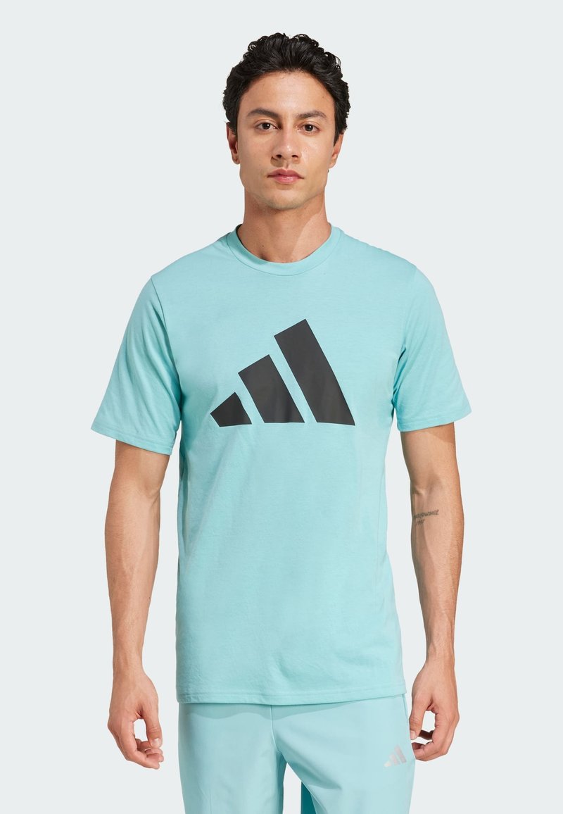 adidas Performance ESSENTIALS FEELREADY - Športové tričko - mint ton black