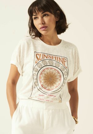 T-shirt print - off white