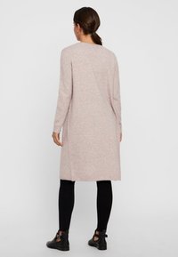 Vero Moda VMDOFFY LS LONG OPEN GA NOOS - Kofta - woodrose