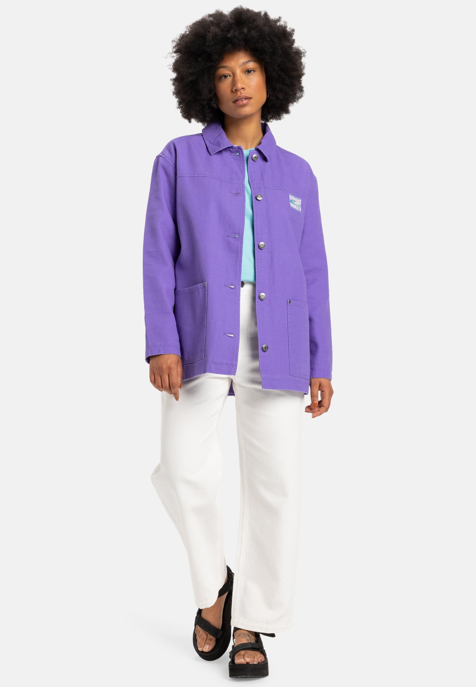 Quiksilver WORKWEAR - Short coat - pmg/purple - Zalando.co.uk