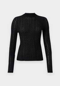 PEBBLE LONG SLEEVE TURTLENECK - Svetr - black