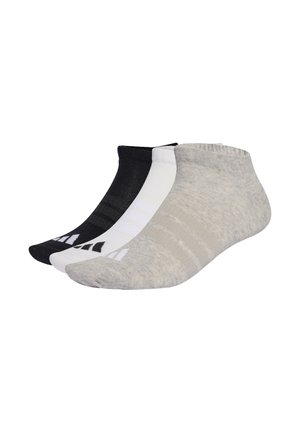 3 PAIR PACK - Stopalice - medium grey heather   white   black