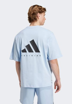 adidas Performance T-Shirt sport - glow blue