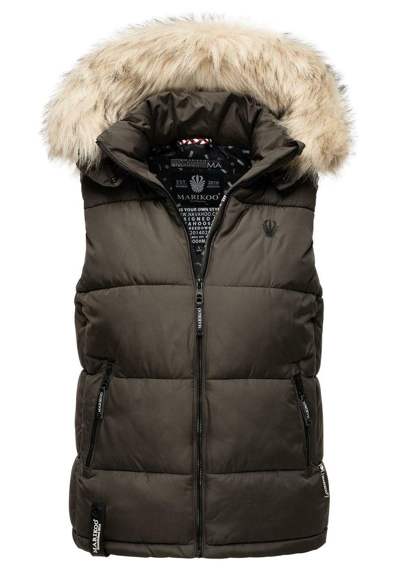Damen Leichte Jacken | Marikoo Weste anthracite/anthrazit - KO76462 Damen Leichte Jacken | Marikoo Weste anthracite/anthrazit - KO76462